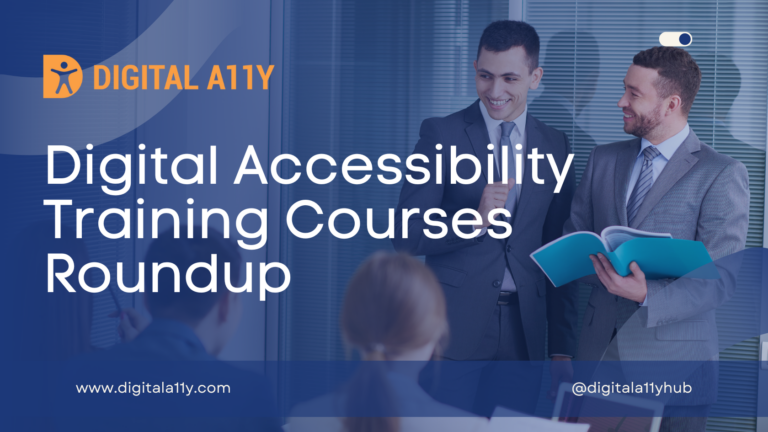 Digital Accessibility Training Courses Roundup