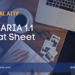 WAI-ARIA 1.1 Cheat Sheet