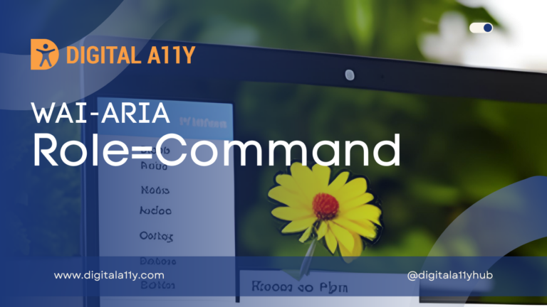 WAI-ARIA: Role=Command