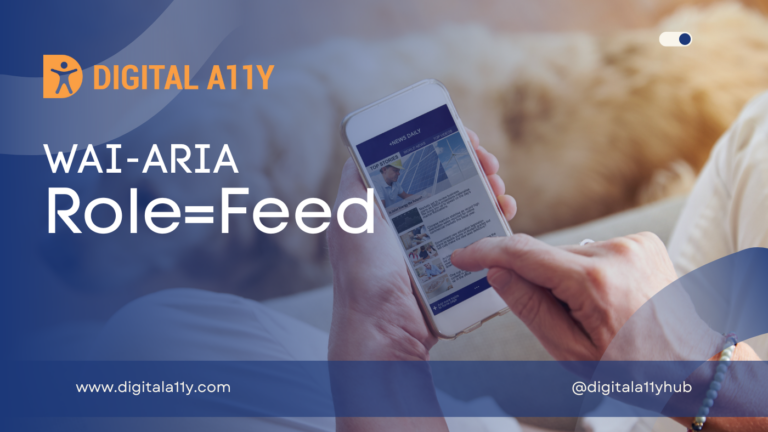 WAI-ARIA: Role=Feed