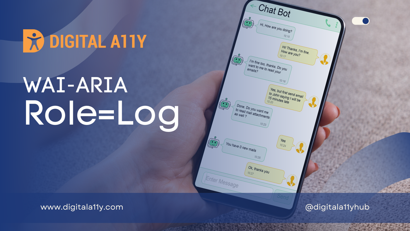 WAI-ARIA: Role=Log