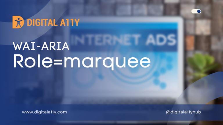 WAI-ARIA: Role=Marquee
