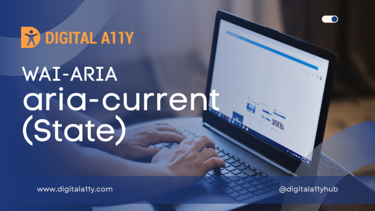 WAI-ARIA: aria-current (State)