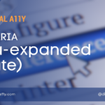 WAI-ARIA: aria-expanded (State)