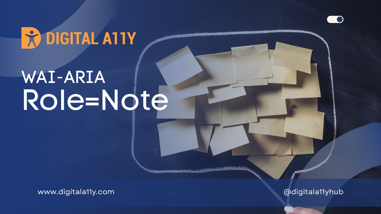 WAI-ARIA: Role=Note