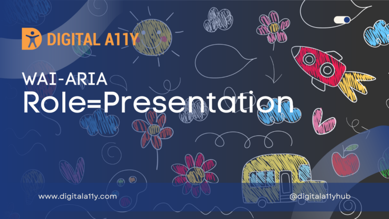 WAI-ARIA: role=presentation