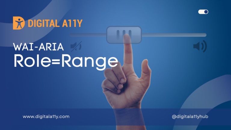 WAI-ARIA: Role=Range