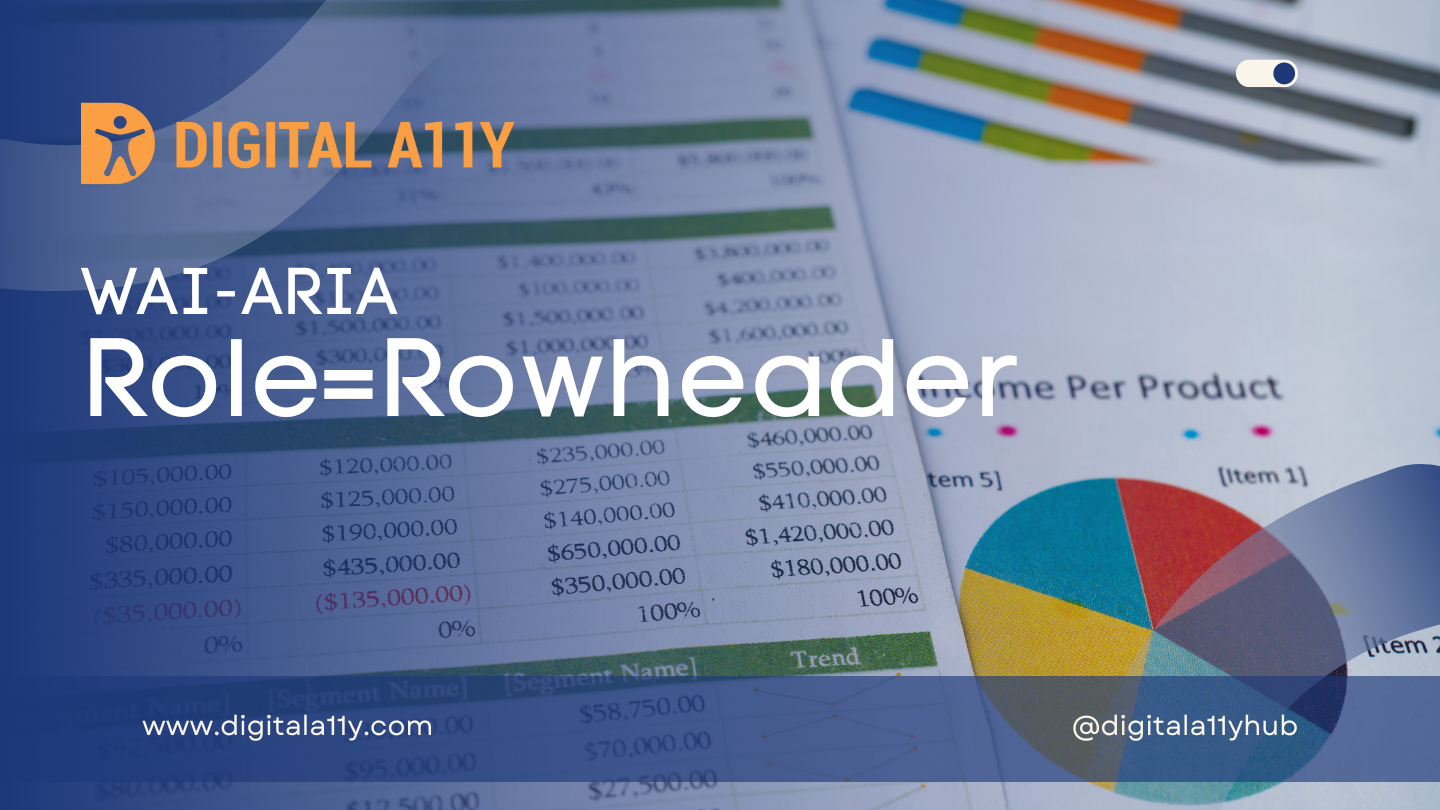 WAI-ARIA: Role=Rowheader