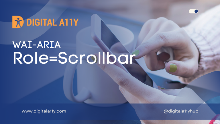 WAI-ARIA: Role=Scrollbar