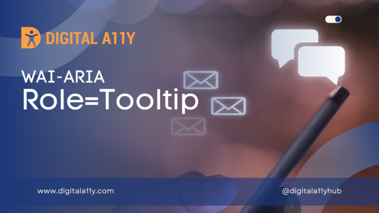 WAI-ARIA: Role=Tooltip