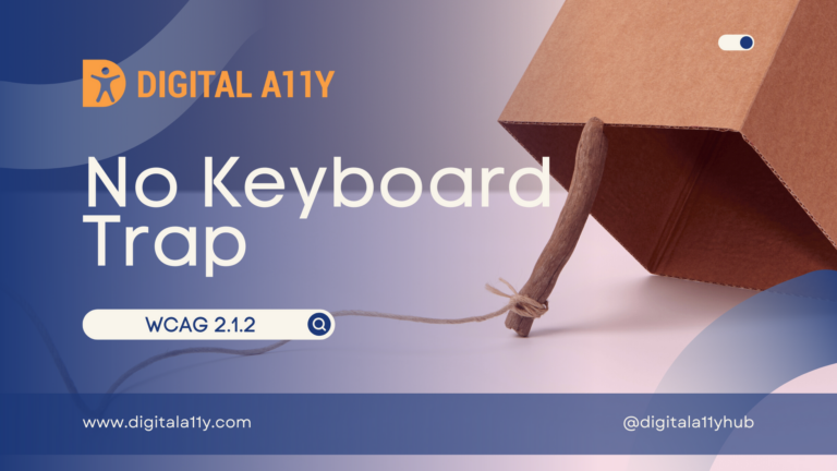 2.1.2 No Keyboard Trap
