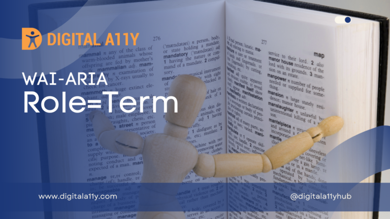 WAI-ARIA: Role=Term