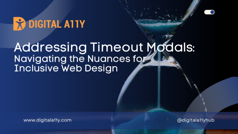 Addressing Timeout Modals