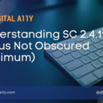 Understanding SC 2.4.11 Focus Not Obscured (Minimum)