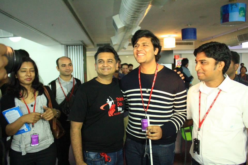 Raghavendra Satish Peri at a technology conference. 