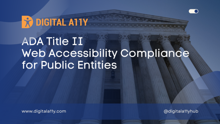 ADA Title II Web Accessibility Compliance for Public Entities