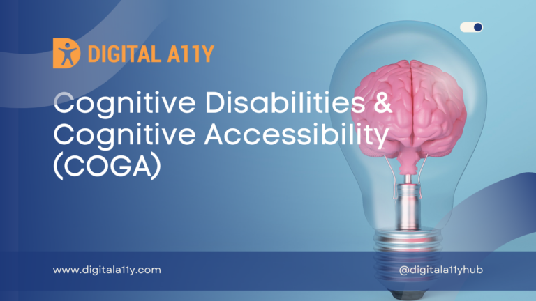 Introductory Guide to Cognitive Accessibility (COGA) 